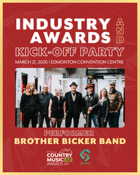 BROTHER BICKER BAND plays 15th Annual Country Music Alberta Awards Industry Awards & Kick-Off Party