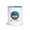 Grace In Action White Ceramic Mug with Color Inside