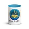 Grace In Action White Ceramic Mug with Color Inside