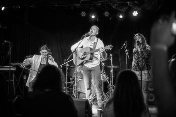 Ray Baron with Anastasiia Ermolaeva and Elise Dahlberg at Chop Suey Seattle, WA
