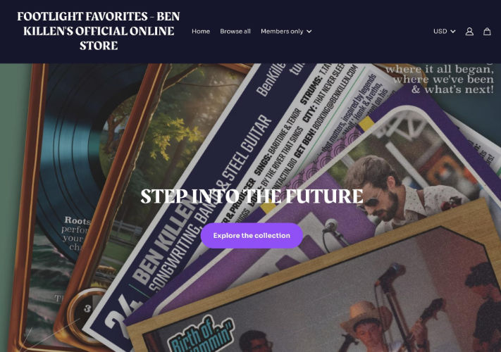 Ben's brand new online store: Footlight Favorites