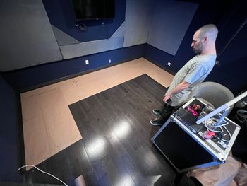The Alchemist approving the console size before construction began.
