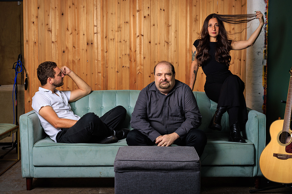 The Gary Randman Project — group promotional portrait seated on a couch