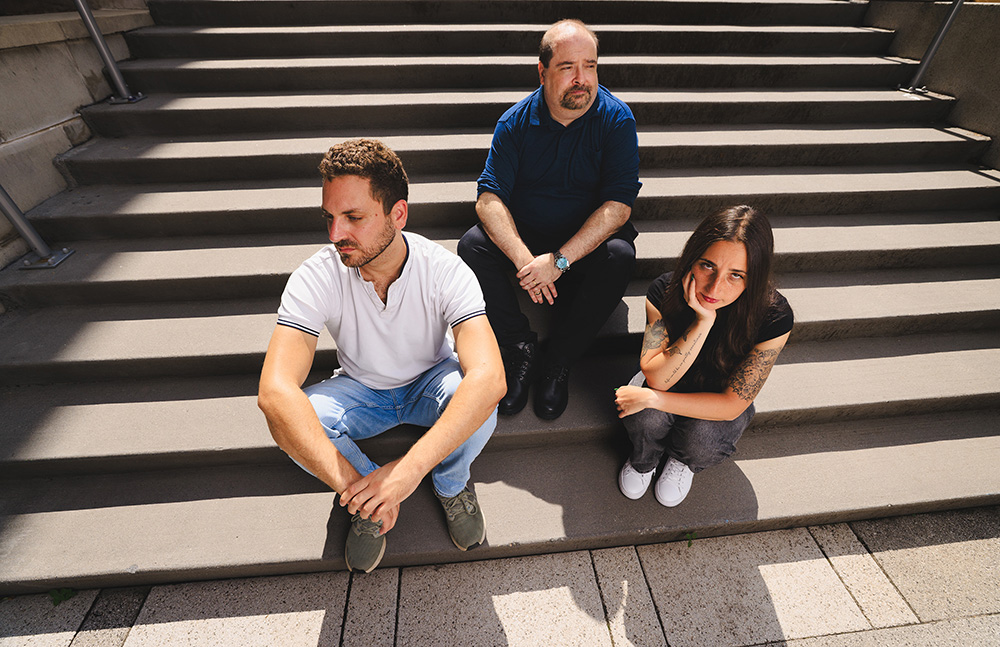 The Gary Randman Project — group portrait on steps