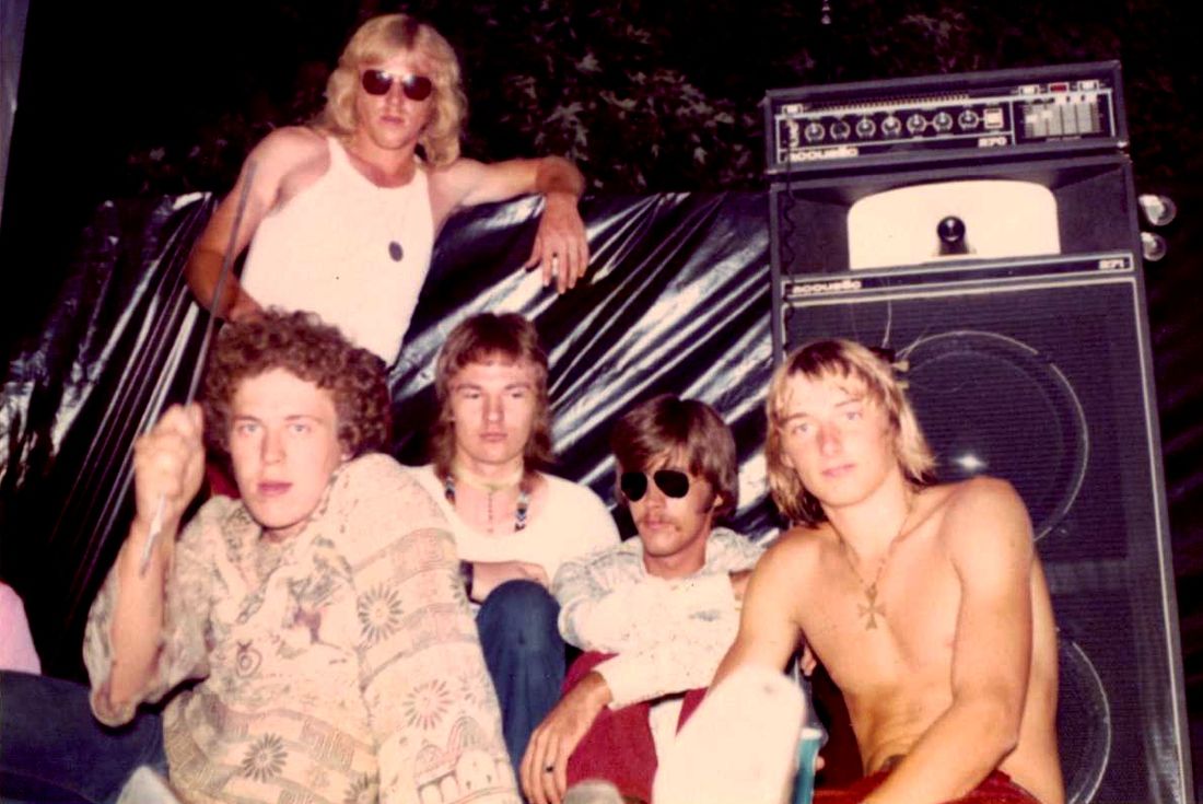 Sacajawea Festival - Cloverport, KY 1972 (L to R: Steve Heron, Larry Grisham, Terry Sartor, Gordon Snyder, & Tommy Stillwell
