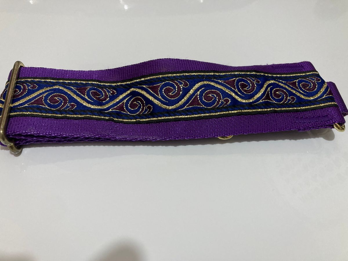 Purple Blue Burgundy Swirl - Medium