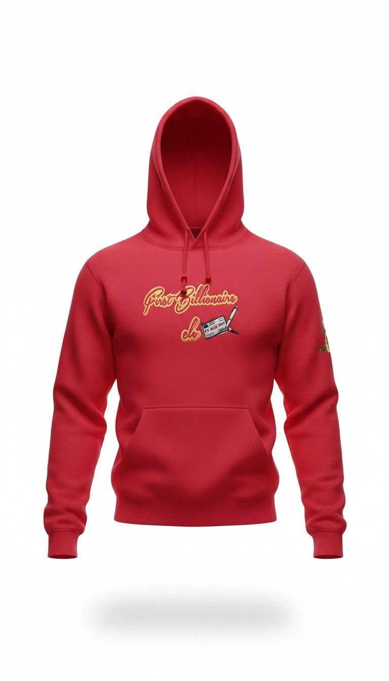 First Billionaire Hoodie red