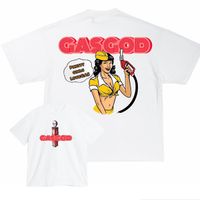PRETTY GIRLS LOVE GAS Limited TShirt (White)