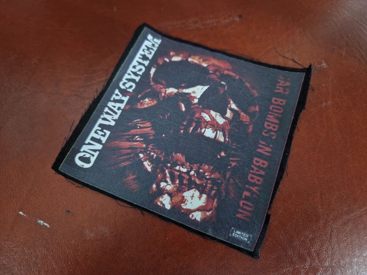Car Bombs in Babylon printed patch