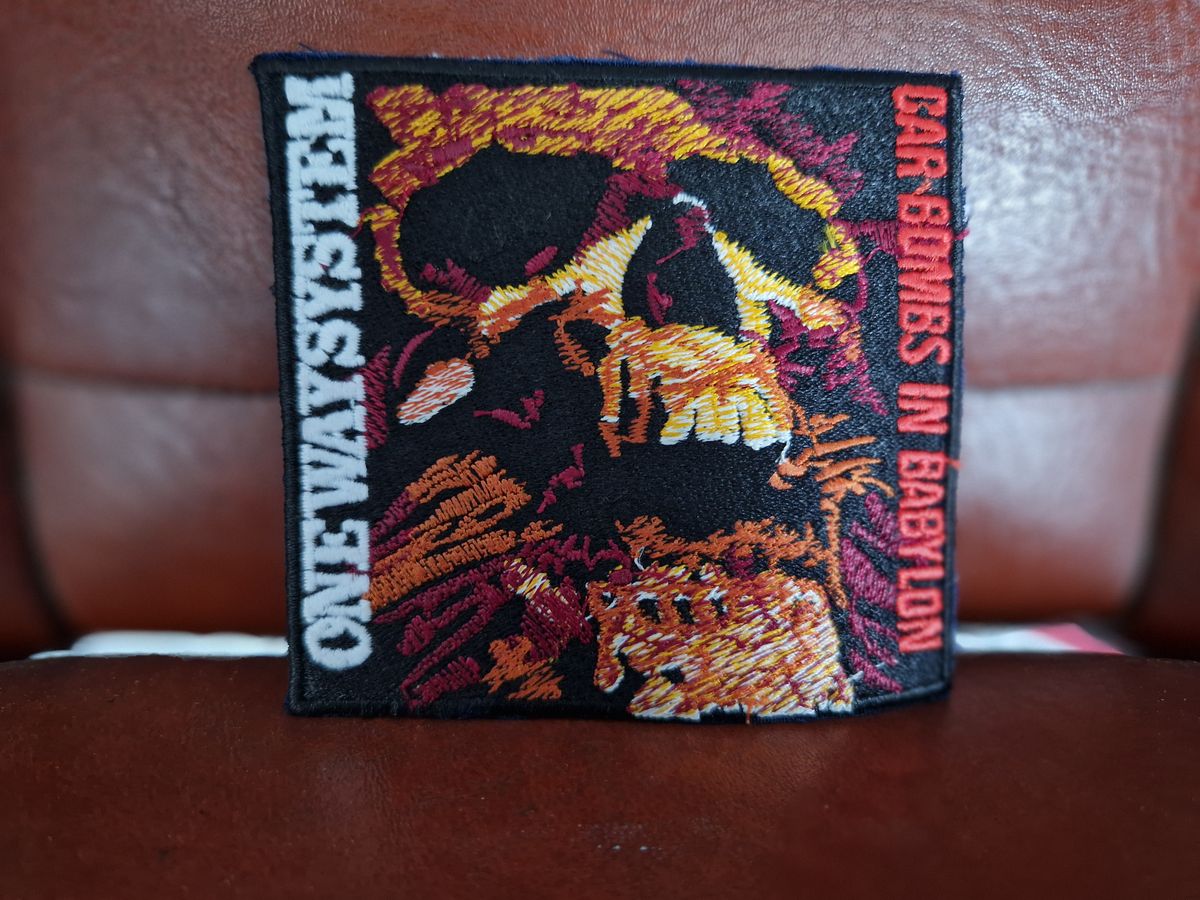 Car Bombs in Babylon embroidered patch