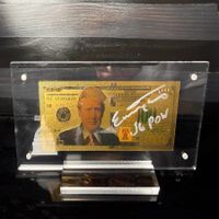 Enrique Tarrio Autographed Gold $100 bill