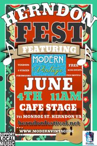 Modern Vintage@Herndon Festival!