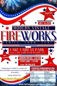  JULY 4th event - Lake Faifax Park!