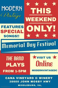Modern Vintage@Cana Winery!!