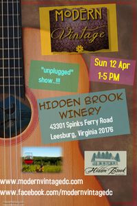 Modern Vintage@ Hidden Brook Winery
