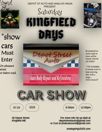 Kingfield Days Carshow with Open Mic and Music