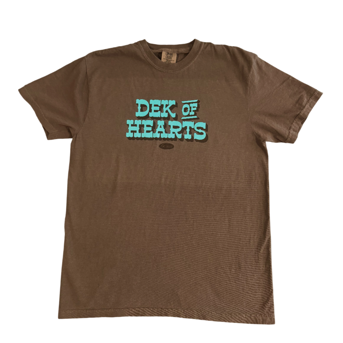 DEK of Hearts Brown/Teal T-Shirt