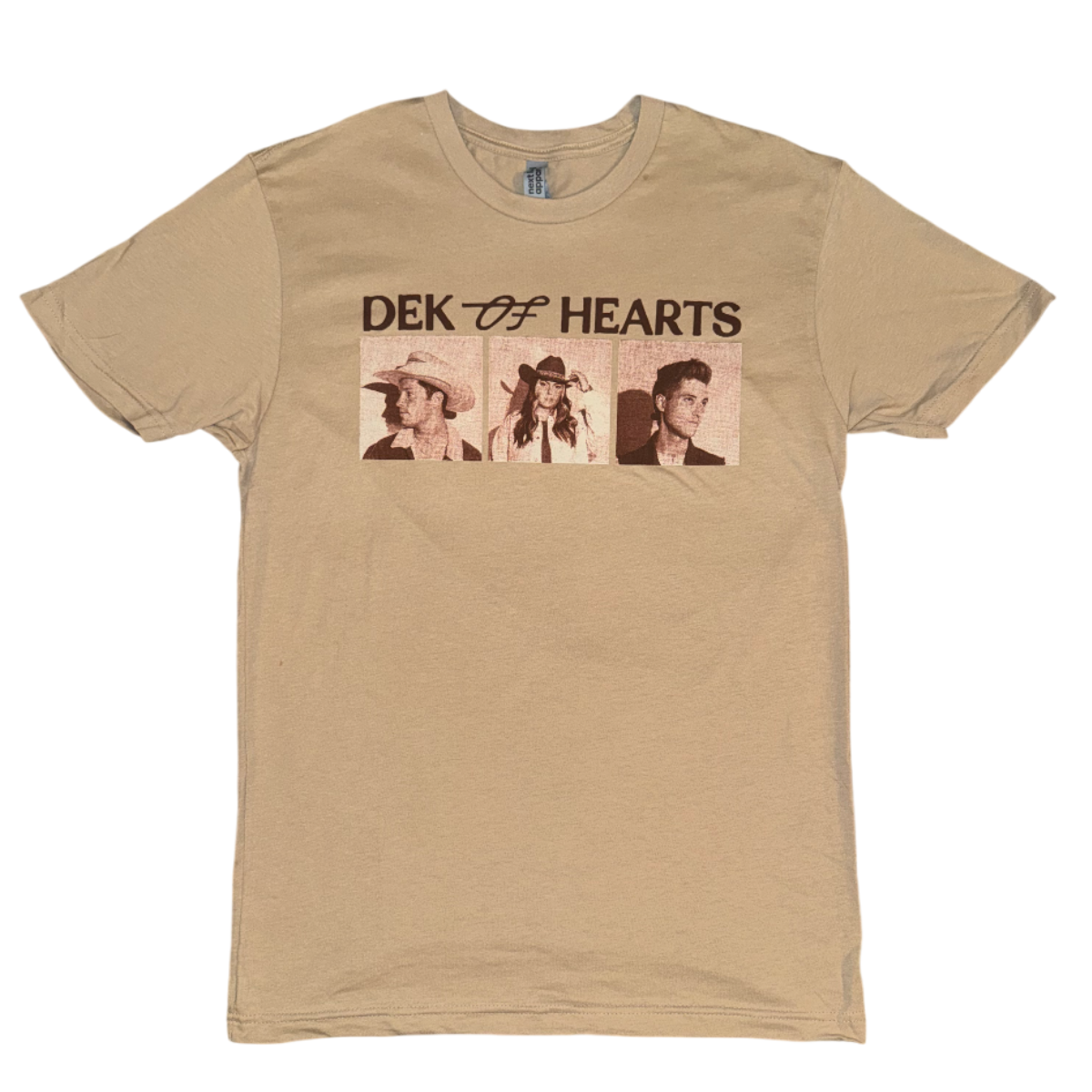 DEK of Hearts Tan Shirt