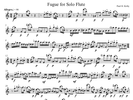   Fugue for Solo Flute