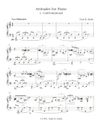 Attitudes for Piano