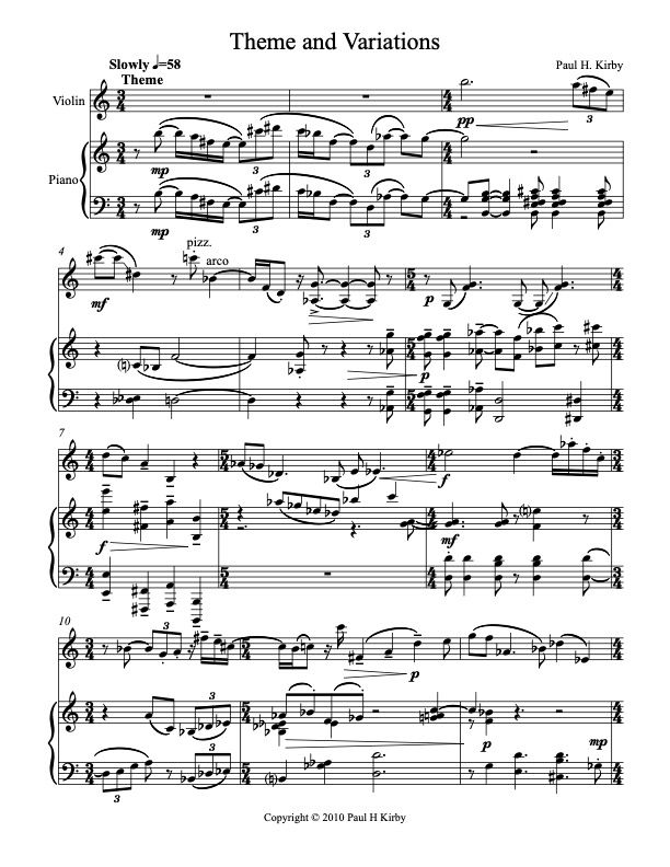 Theme & Variations
