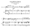Songs without Words