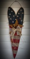 Primitive Flag Heart
