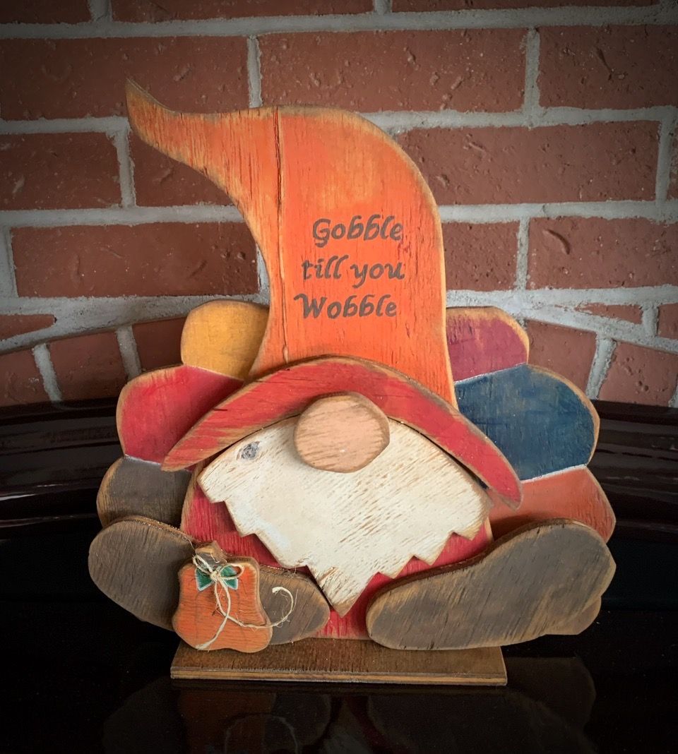 Gobble till you Wobble gnome (Large)