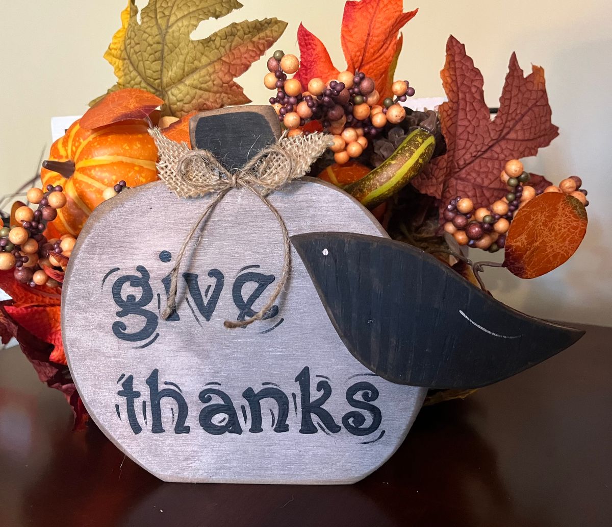 Give Thanks Pumpkin