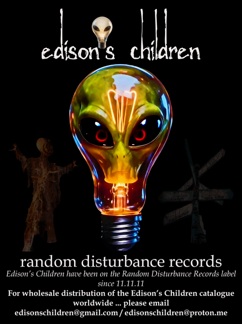 Edison's Children are on the Random Disturbance Records Label since 11.11.11. For worldwide distribution contact us at edisonschildren@gmail.com