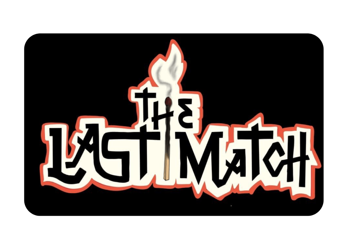 The Last Match Large Black Sticker