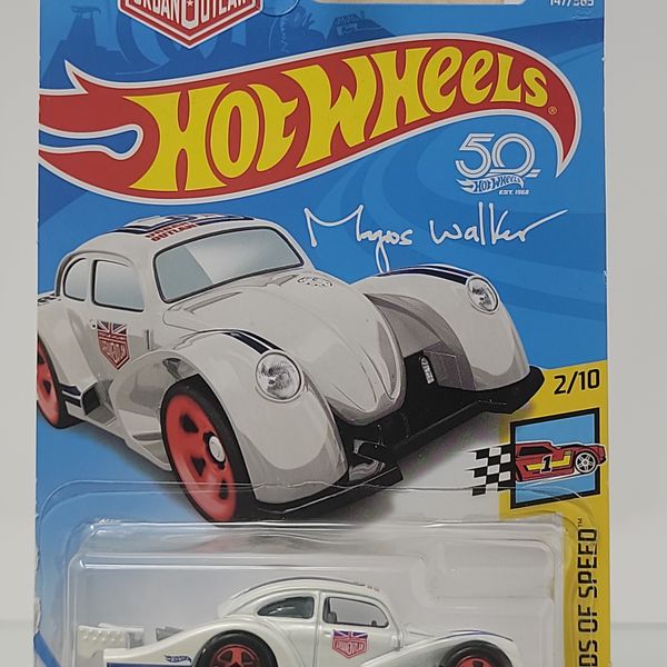 Hot Wheels Volkswagen Käfer Racer – White/Blue – Magnus Walker – Legends of Speed 2/10 – Factory Sealed 