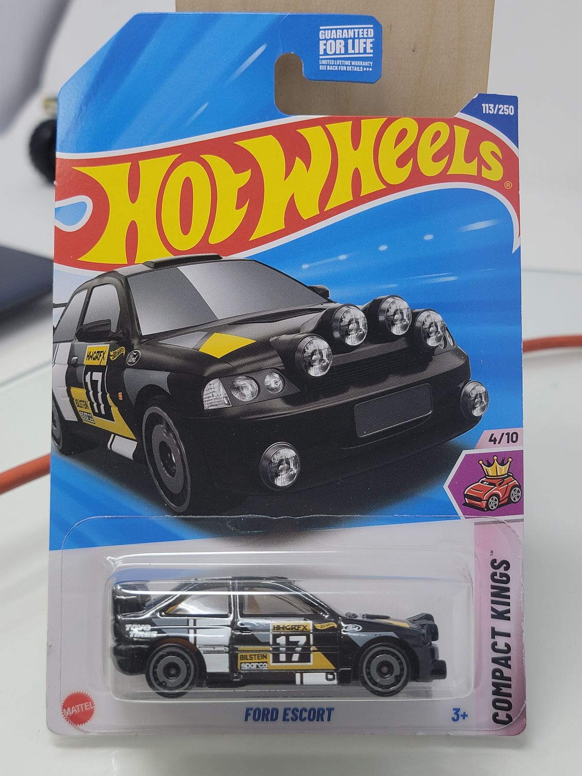 Hot Wheels FORD ESCORT Rally Black 2025 Compact Kings