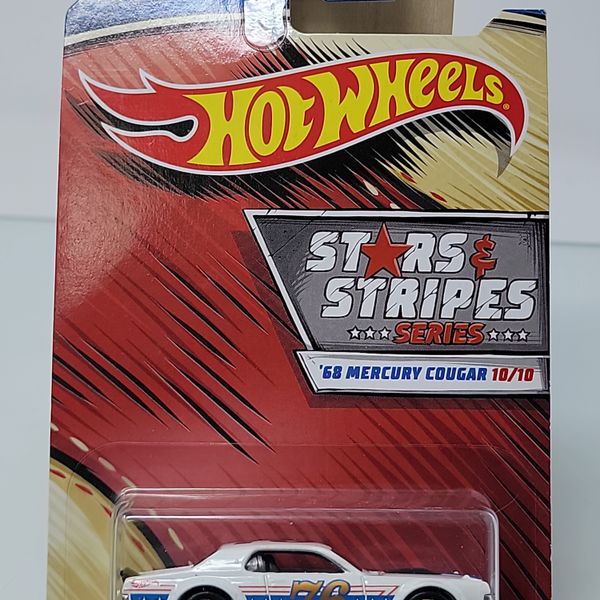 HOT WHEELS ’68 MERCURY COUGAR – STARS & STRIPES SERIES | AMERICAN MUSCLE | 10/10