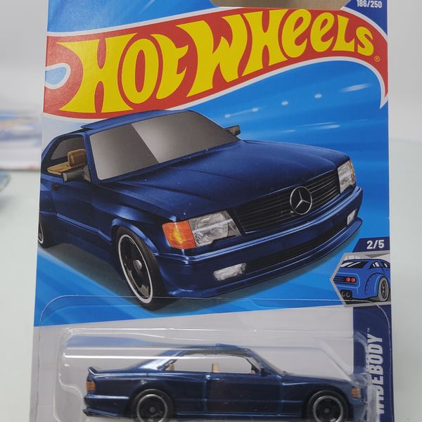 HOT WHEELS 2025 '89 MERCEDES-BENZ 560 SEC AMG METALFLAKE DARK BLUE 186/250 JBB85
