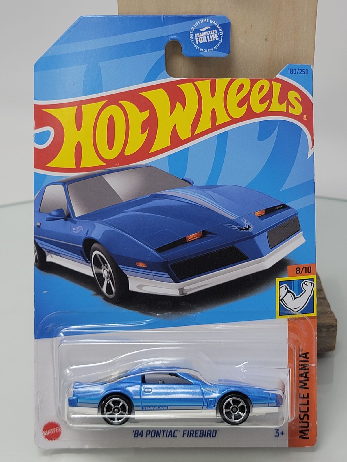 2023 Hot Wheels #180 Muscle Mania 8/10 '84 PONTIAC FIREBIRD Blue w/Chrome 