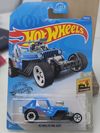 2020 Hot Wheels #139 Baja Blazers 6/10 '42 WILLYS MB JEEP Blue w/White 5 Sp-Rim
