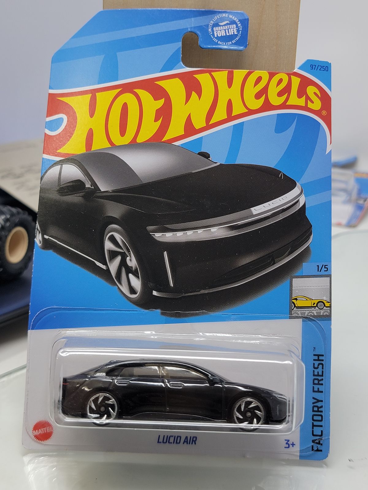 Hot Wheels 2023 HW Factory Fresh 1/5 Black Lucid Air