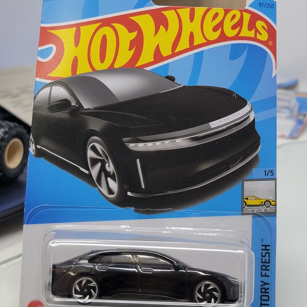 Hot Wheels 2023 HW Factory Fresh 1/5 Black Lucid Air