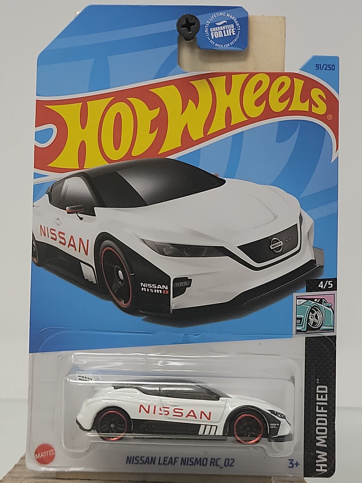 Hot Wheels Nissan Leaf NISMO RC_02 – White/Black/Red – Factory Sealed