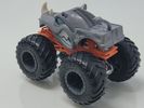 Hot Wheels Monster Jam Rhinomite – Gray Rhino Body with Orange Chassis & Black Tires