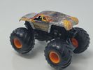 Hot Wheels Monster Jam Maximum Destruction (Max-D) – 2003 Retro Style Target Exclusive, Gray with Flame Graphics & Orange Rims