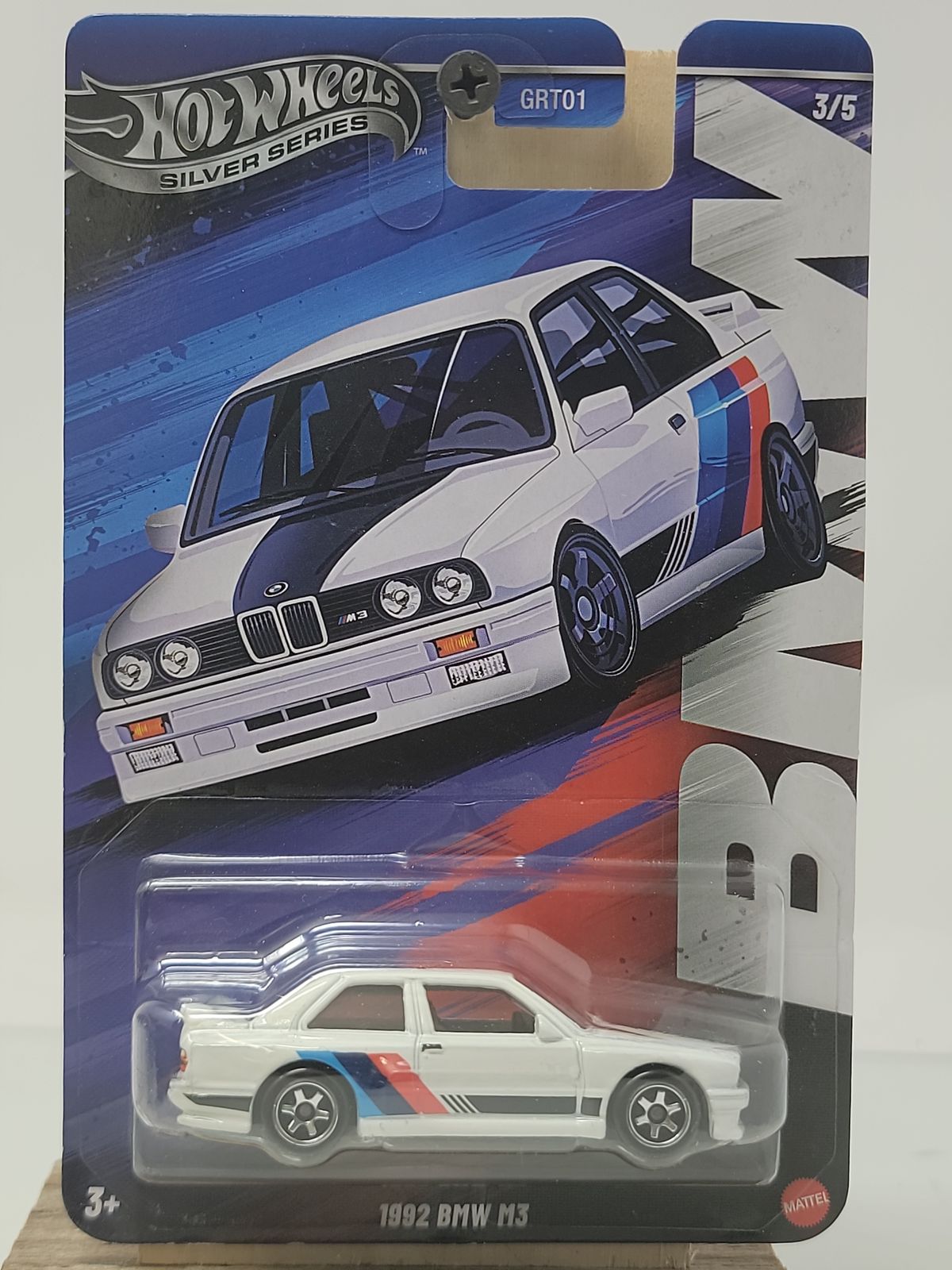Hot Wheels Silver Series 1992 BMW M3 – White – 3/5 – Factory Sealed