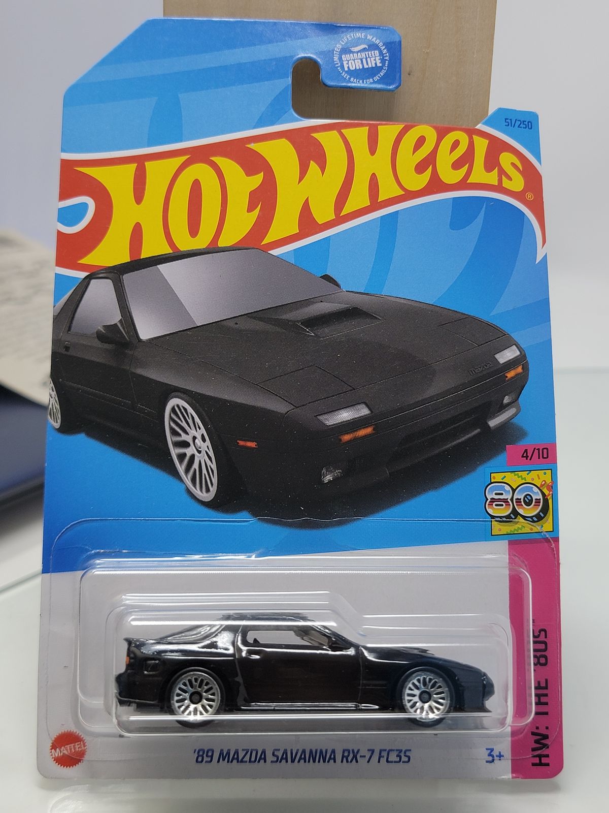 Hot Wheels '89 Mazda Savanna RX-7 FC3S Black 51/250 HW: The '80s