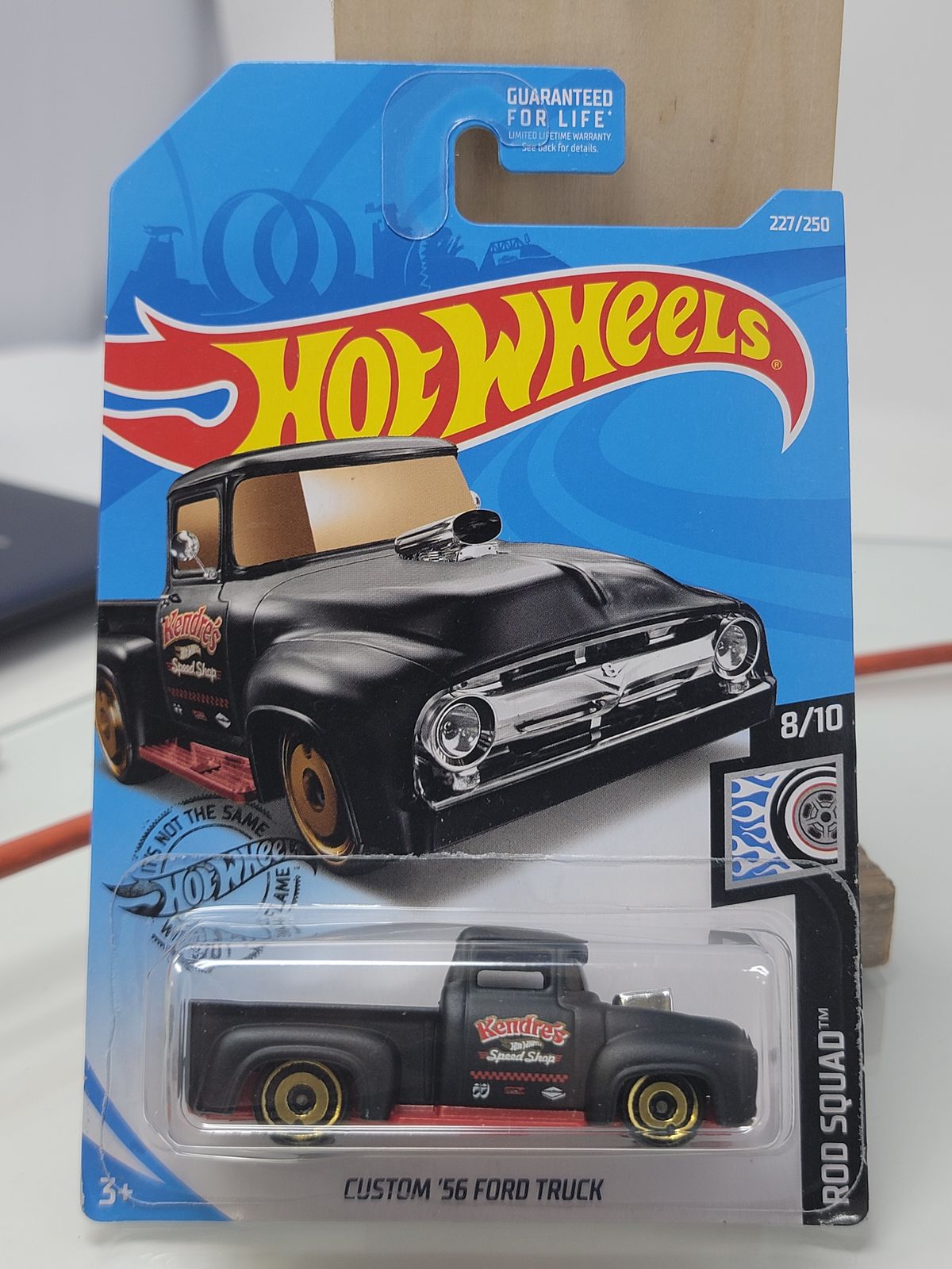 Hot Wheels Custom '56 Ford Truck Rod Squad Kendre's Speed Shop Blk