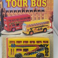 Vintage Die-Cast Tour Bus – City Bus Double Decker (Made in China)