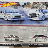 Hot Wheels Premium Car Culture – Lancia Rally 037 & ’84 Audi Sport Quattro (2-Pack)