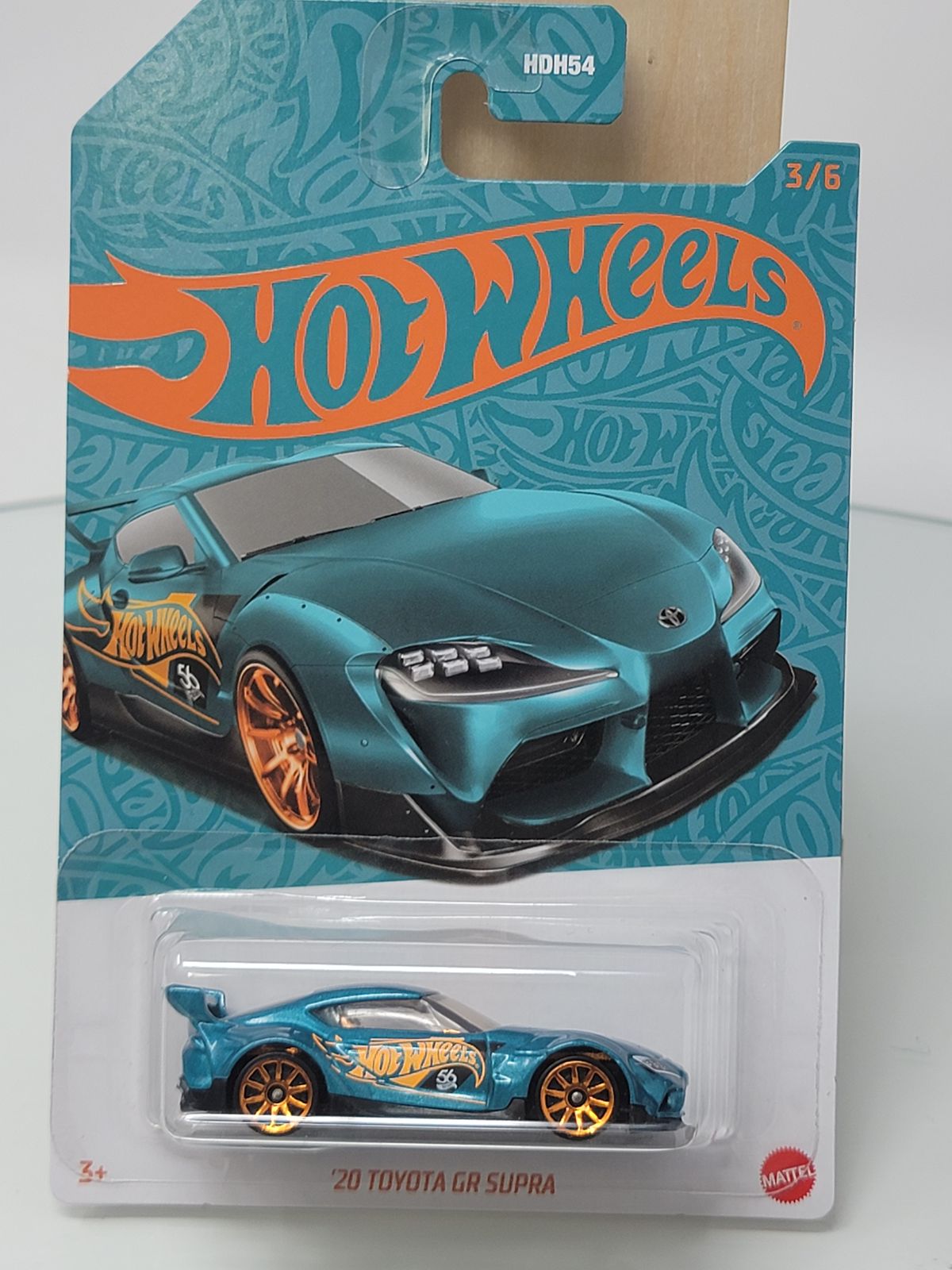 2024 HOT WHEELS 1:64 TEAL '20 TOYOTA GR SUPRA WHEEL SWAP REAL RIDERS