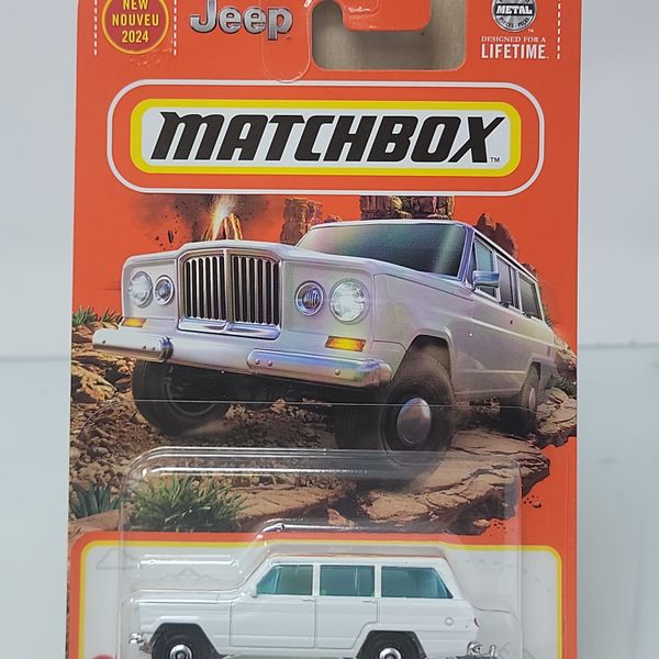 Matchbox 1964 Jeep Wagoneer – 2024 New Release – White - Factory Sealed