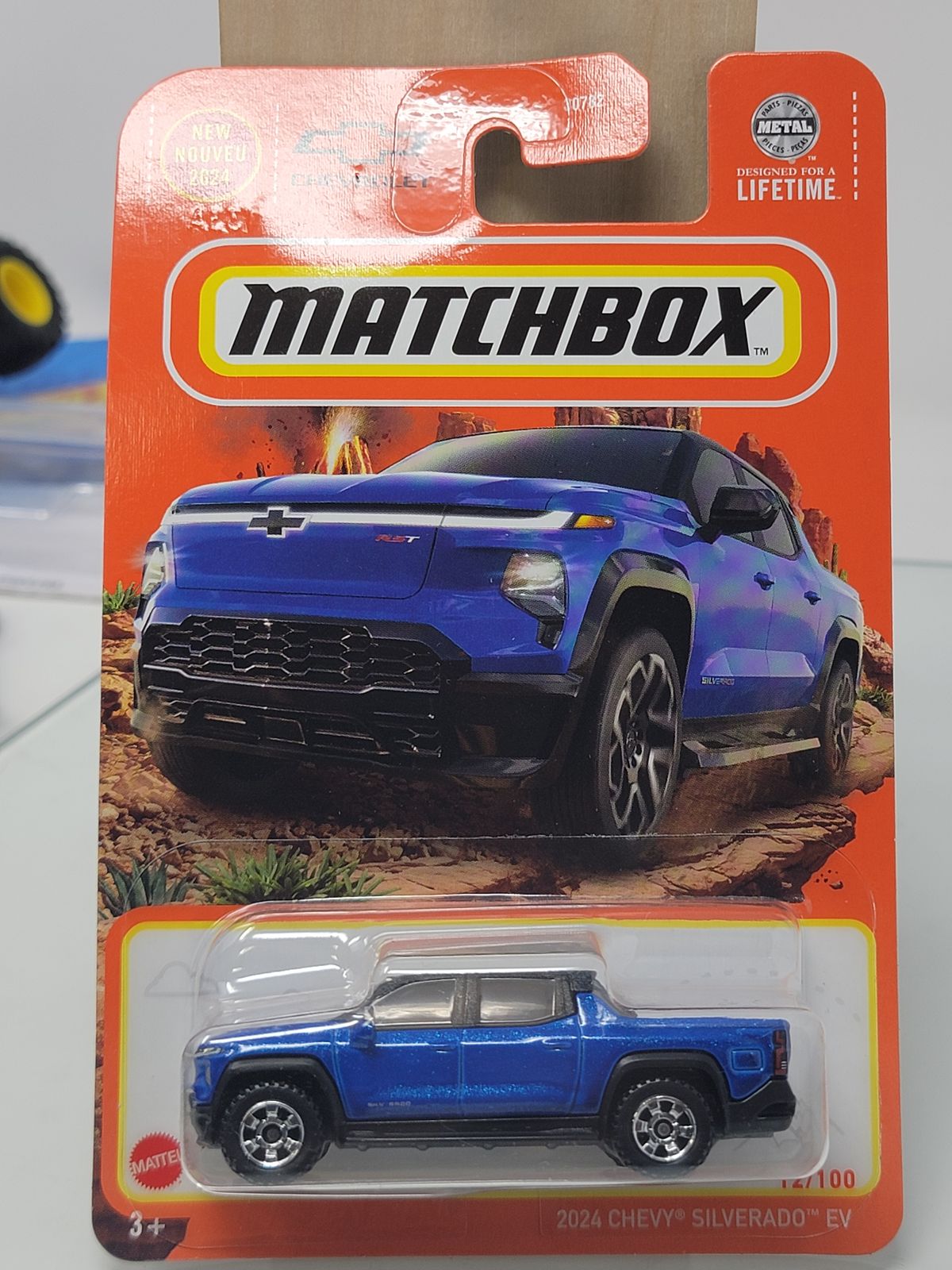 Matchbox 2024 Chevy Silverado EV Blue #12 Mainline 2024 